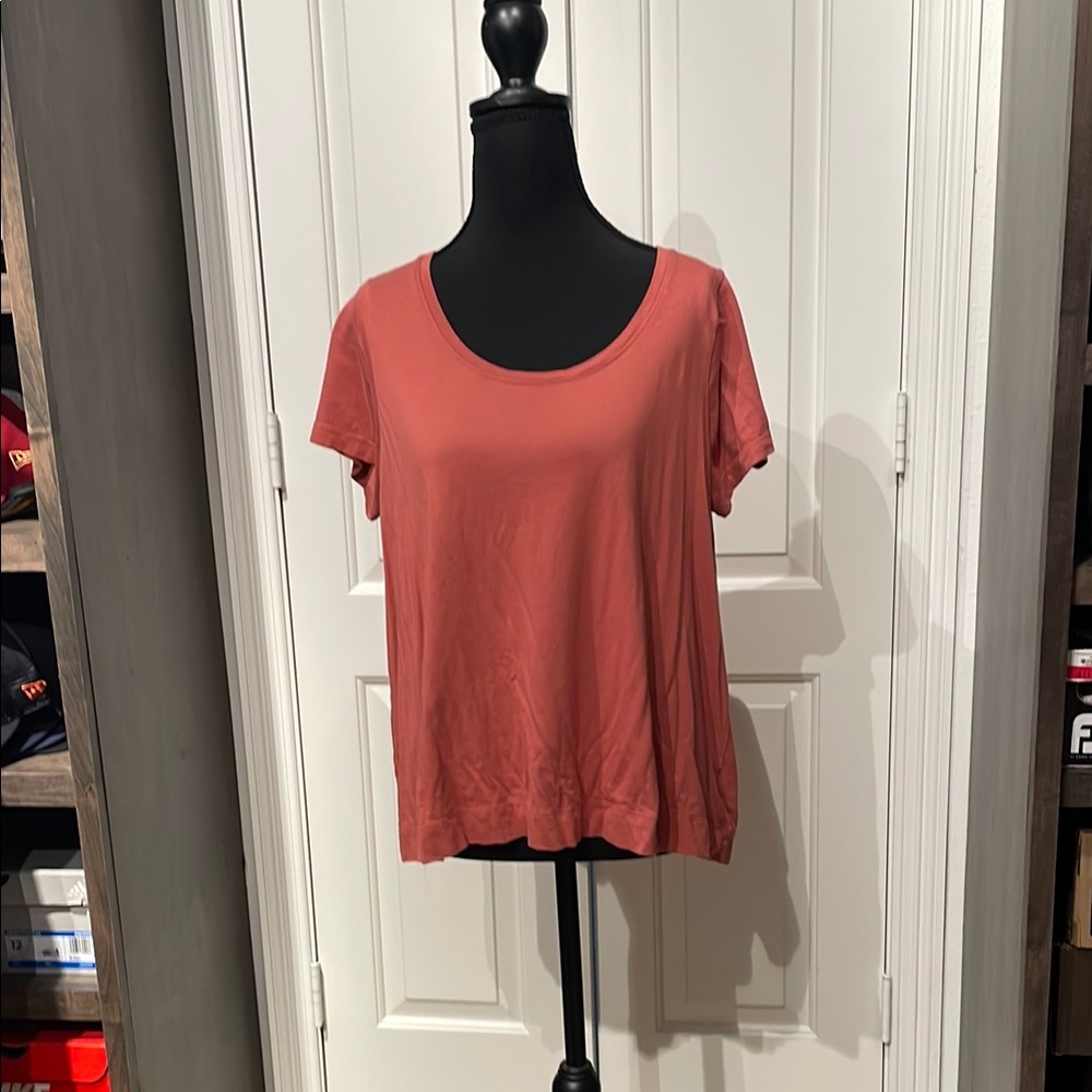 Old Navy Pink Relaxed Short Sleeve Tee (B)